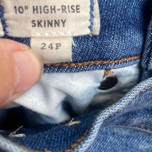 Madewell button fly raw hen jeans​ - Picture 3 of 6